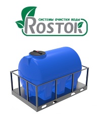 горизонтальная емкость обрешетке Rostok